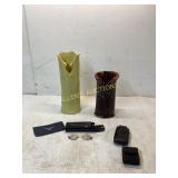Ceramic Vases, Eyeglasses, and Accessories