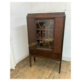 Wooden Display Cabinet with Glass Door