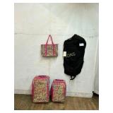 Travel Quarters Luggage and Tote Set