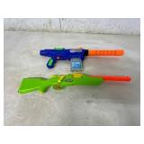 Two Toy Blasters with Accessories
