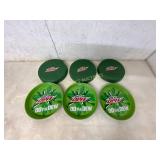 6 Mountain Dew Advertising Trays