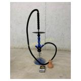 Blue Hookah with Accessories