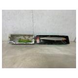 Two Oversized Wooden Fishing Lures in Display Boxe