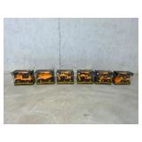 6 Toy Construction Vehicles in Boxes