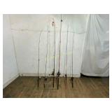 6 Fishing Rods with Reels