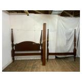 Four-Poster Queen Bed Frame