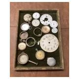 18 Pocket Watch Parts and Components