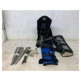 Knee Braces and Tent Stakes