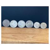 1971 Eisenhower Dollars and Kennedy Half Dollars