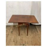 Drop-Leaf Mahogany Side Table by Craftique
