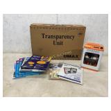 3D Printer, Transparency Unit, Printing Paper Lot