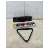 Complete Set of Billiard Balls with Triangle