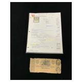 1860s North Carolina Bank of Cape Fear $3 Note