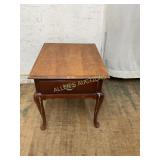 Broyhill Wooden Side Table with Drawer
