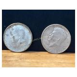 1964 Kennedy Half Dollars, 90% Silver