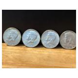 1967-1969 Kennedy Half Dollars, 40% Silver