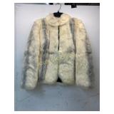Kamal Natural Fur Jacket, Size Medium
