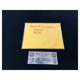 Bank of Commerce Georgia $20 Note