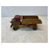 Wooden Toy Coal Truck with Cass Coal Co. Markings
