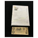 Bank of Washington $20 Obsolete Banknote