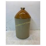 Stoneware Jug with Amber Glazed Top