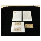 Bank of Cape Fear $3 Note with Documentation