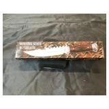 Hunting Knife with Sheath and Wood Handle