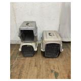 3 Plastic Pet Travel Crates