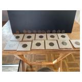 11 V Nickels and 10 Indian Head Pennies