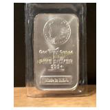 1 Troy Ounce .999 Fine Silver Bar
