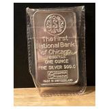 One Ounce .999 Fine Silver Bar, John Hancock Cente