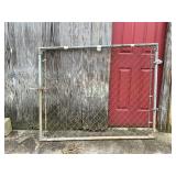 Metal Chain-Link Fence Gate