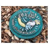 Round Concrete Garden Stepping Stone