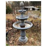 Three-Tier Resin Outdoor Fountain