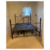 Metal Bed Frame With Adjustable Base