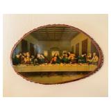 Wood Slice Featuring The Last Supper Art