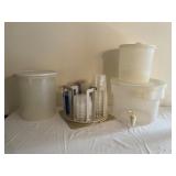 Plastic Storage and Beverage Containers