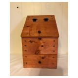 Wooden Potato and Onion Storage Bin