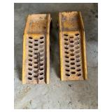 Two Steel Automotive Ramps