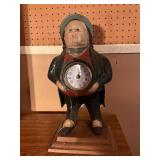 Cast Iron Figural Mantel Clock
