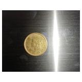 California Fractional Gold Type Token 1853, 1 Unit