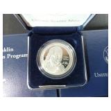 US 2006 $1 Benjamin Franklin Tercentenary Silver P