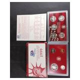 US 1999 Silver Proof Set Components, Collection of