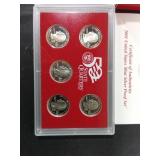 US 2001 Silver Proof Set, A Collection of 11 Coins