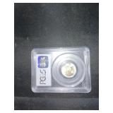 US 1945-D 5C Wartime Nickel, 35% Silver, PCGS MS65