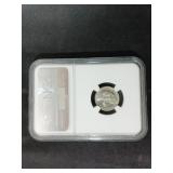 US 1942 Dime, Silver, NGC MS 64