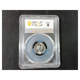 US 1958 Dime, 90% Silver, PCGS MS65