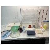 Planters Glass Jars, Anchor Dish Pan & Kitchenware