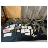 Military Gear Set with Camouflage Pants