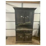 Corner Cabinet with Glazed Upper Doors